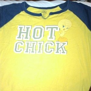 "Hot chick" tee